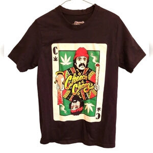 Cheech & Chong Playing Card fitted jersey T-Shirt (Size M/M)